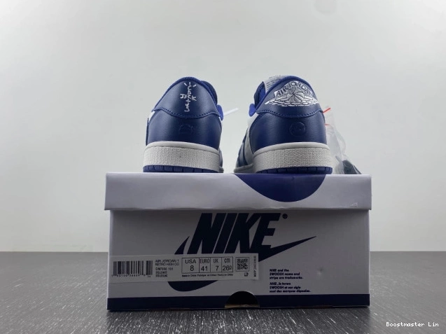Bmlin SCOTT TRAVIS CUSTOM X 1 X AIR JORDAN DM7890-101 OFF-WHITE 0802